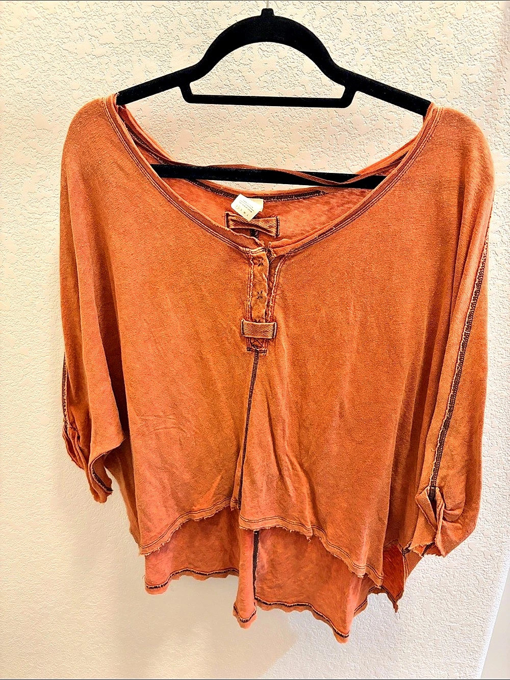 Free People We The Free Moving Mountains Top Burnt Orange Small